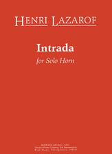 INTRADA SOLO HORN cover